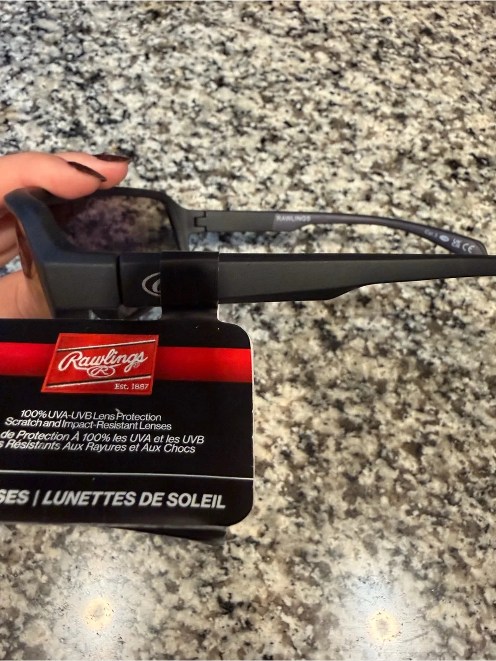 Rawlings Youth Black Mirrored Shield Baseball Sunglasses NWT